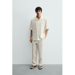 pantalon écru droit