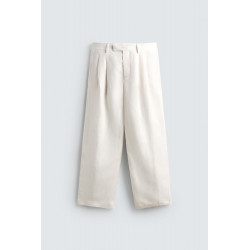 pantalon écru droit