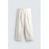pantalon écru droit