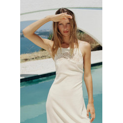 robe mi longue femme