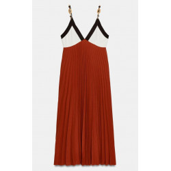 robe mi longue femme