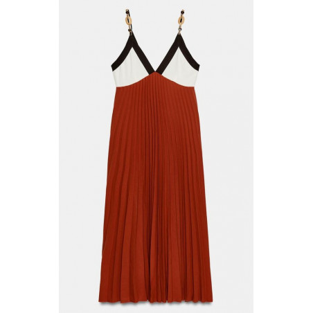 robe mi longue femme