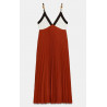 robe mi longue femme