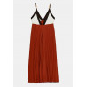 robe mi longue femme