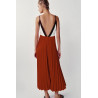 robe mi longue femme