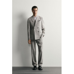 pantalon gris homme